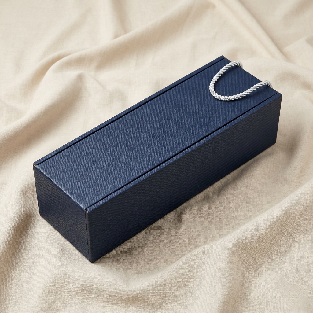 Pudełka na wino – zestaw granatowy